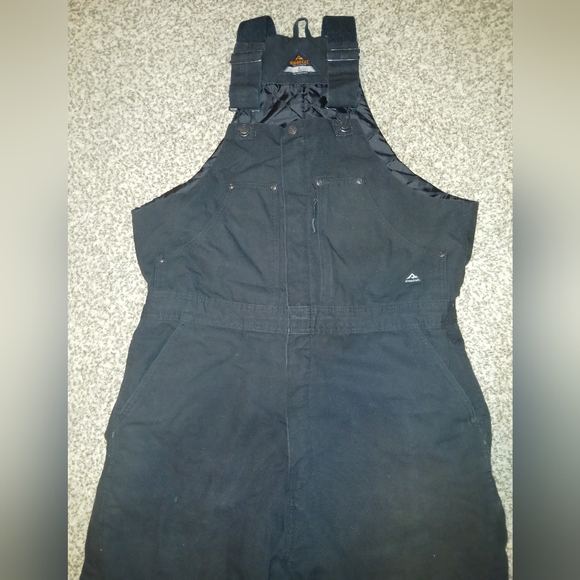 Ridgecut Men's Heavy-Duty Rigid Duck Insulated Bib Overalls.. - Picture 3 of 16